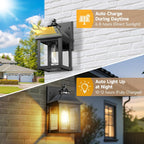 Solar Wall Lights Waterproof Motion Sensor Security Light (2 Pack)