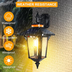 Solar Wall Lights Waterproof Motion Sensor Security Light (2 Pack)
