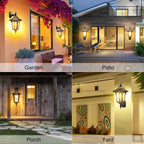 Solar Wall Lights Waterproof Motion Sensor Security Light (2 Pack)