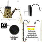Solar Watering Can Lights Garden Ornaments