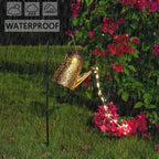 Solar Watering Can Lights Garden Ornaments