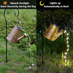 Solar Watering Can Lights Garden Ornaments