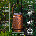 Solar Watering Can Lights Garden Ornaments