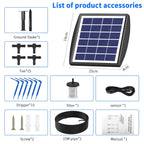 Solar Watering System Automatic Set Garden with 15m