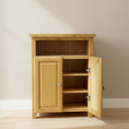 Solid Oak Sideboard Shoe Cabinet Storage Unit