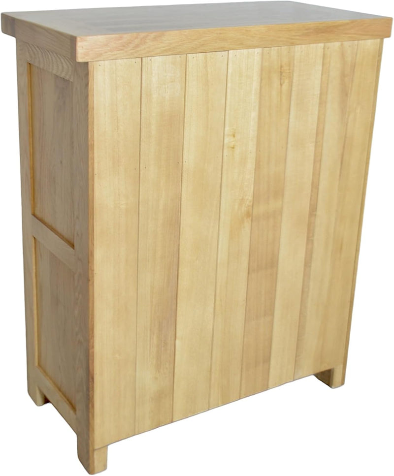 Solid Oak Sideboard Storage Cabinet for Hallway Or