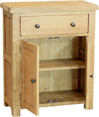 Solid Oak Sideboard Storage Cabinet for Hallway Or