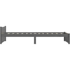 Solid Pinewood Bed Frame Wooden Bedstead with Headboard