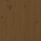 Solid Pinewood Bed Frame Wooden Bedstead with Headboard