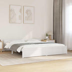 Solid Pinewood Bed Frame Wooden Bedstead with Headboard