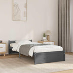 Solid Pinewood Bed Frame Wooden Bedstead with Headboard