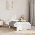 Solid Pinewood Bed Frame Wooden Bedstead with Headboard