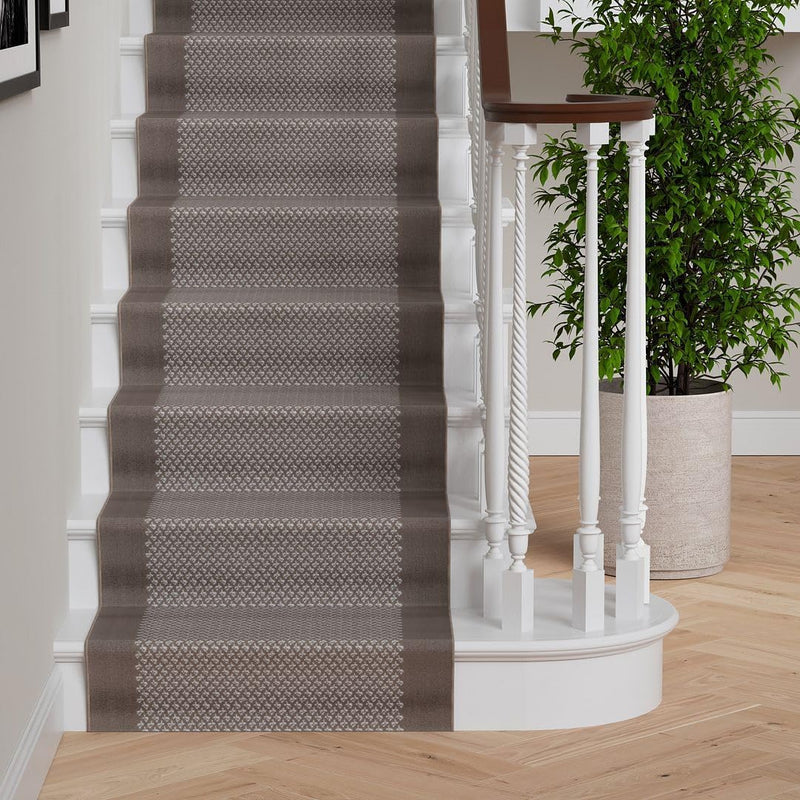 Solid Stair Carpet Runner Contemporary Neutral Design