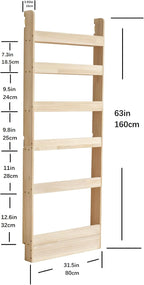 Solid Wood Bookshelf Bookcase Book Shelf Organiser
