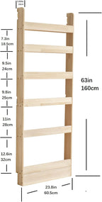 Solid Wood Bookshelf Bookcase Book Shelf Organiser