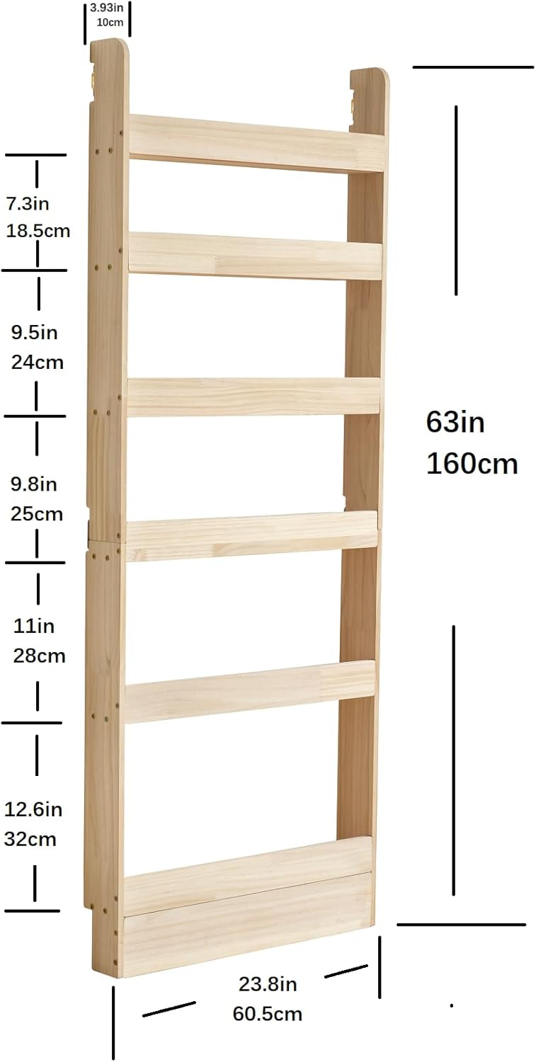 Solid Wood Bookshelf Bookcase Book Shelf Organiser