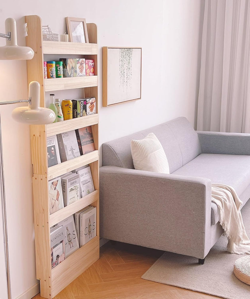Solid Wood Bookshelf Bookcase Book Shelf Organiser