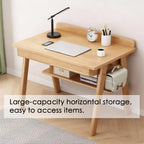 Solid Wood Computer Desk with Drawers Small Home