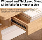 Solid Wood Computer Desk with Drawers Small Home