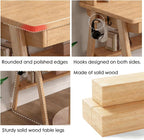 Solid Wood Computer Desk with Drawers Small Home