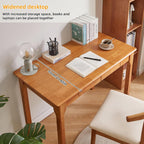 Solid Wood Desk with 2 Drawers 39in Gaming