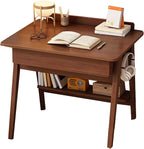 Solid Wood Home Office Desk Mid-Century