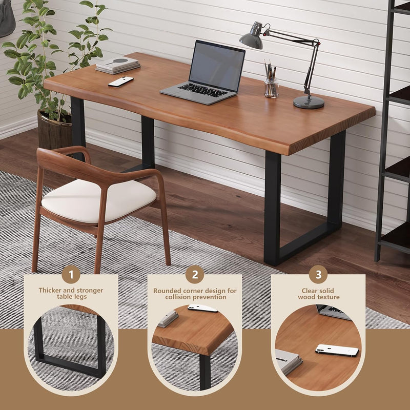 Solid Wood Office Desk 47.24" Executive Computer