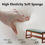 Solid Wood Shoe Bench 2-Tier Wooden Storage Entryway