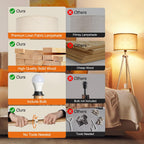 Solid Wooden Tripod Floor Lamp Touch Control Standing