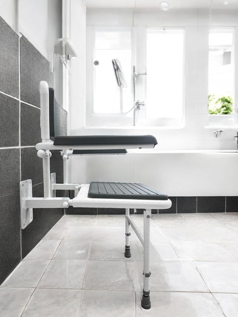 Solo Standard Deluxe Shower Seat with Legs
