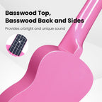 Soprano Ukulele Starter Kit for Beginners with Bag