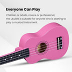 Soprano Ukulele Starter Kit for Beginners with Bag