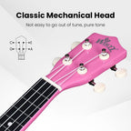Soprano Ukulele Starter Kit for Beginners with Bag