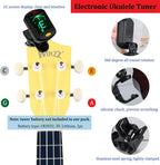 Soprano Ukulele Starter Kit for Beginners with Bag