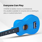 Soprano Ukulele Starter Kit for Beginners with Bag