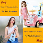 Soprano Ukulele Starter Kit for Beginners with Bag