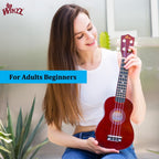 Soprano Ukulele Starter Kit for Beginners with Bag