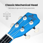 Soprano Ukulele Starter Kit for Beginners with Bag