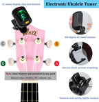Soprano Ukulele Starter Kit for Beginners with Bag