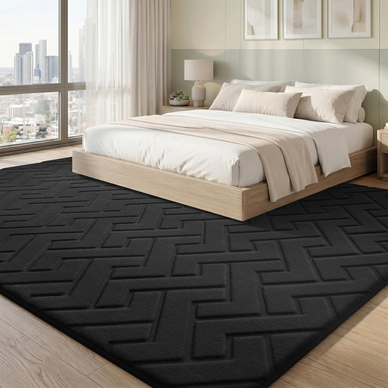 Rugs Living Room Bedroom Large Carpet Thick
