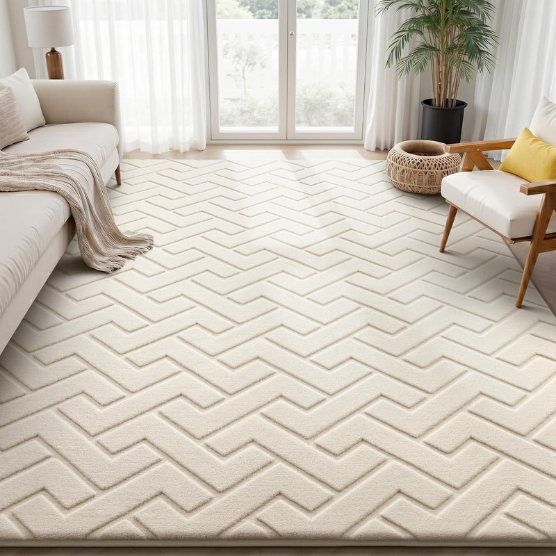 Rugs Living Room Bedroom Large Carpet Thick
