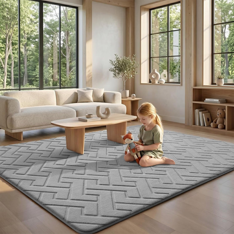 Rugs Living Room Bedroom Large Carpet Thick