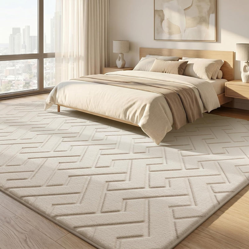 Rugs Living Room Bedroom Large Carpet Thick