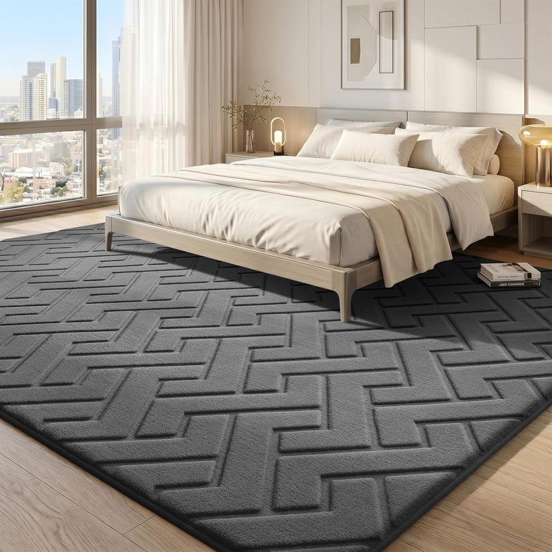 Rugs Living Room Bedroom Large Carpet Thick