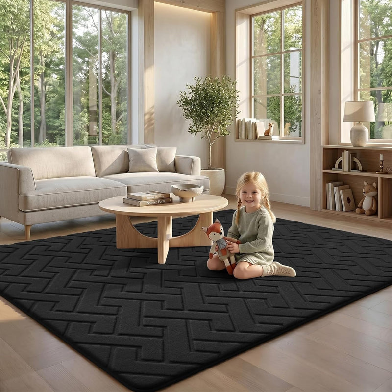 Rugs Living Room Bedroom Large Carpet Thick