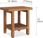 Spa Shower Stool Seat with Shelf