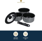 Space Non-Stick Induction Saucepan Set (3 Piece)