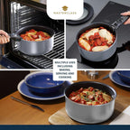 Space Non-Stick Induction Saucepan Set (3 Piece)