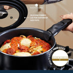 Space Non-Stick Induction Saucepan Set (3 Piece)