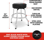 Spaghetti Logo Pick Pouch Barstool 24 Inch